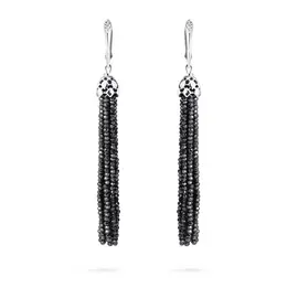 Серьги-кисти из шпинели ювелирной огранки