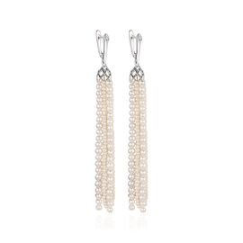 Серьги-кисти из мелкого жемчуга 2-5 мм