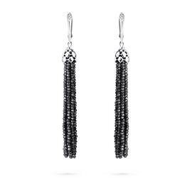 Серьги-кисти из шпинели