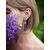 Серьги-кисти с иолитом короткие