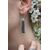 Серьги-кисти из марказита короткие