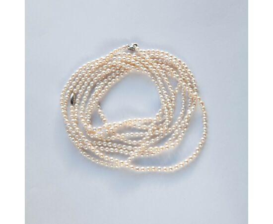 Нить из мелкого барочного жемчуга 3-4 мм, 200 см